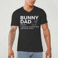 Bunny Dad Definition Rabbit Lover Men's V-Neck T-Shirt Bunny Dad Definition Rabbit Lover Men's V-Neck T-Shirt