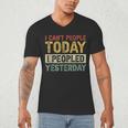I Can't People Today I Peopled Yesterday Introvert Men's V-Neck T-Shirt