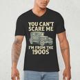 You Can't Scare Me I'm From The 1900s Retro Vintage Car Men's V-Neck T-Shirt
