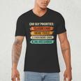 Car Guy Priorities Cars Garage Lover For Men Dad Men's V-Neck T-Shirt
