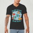 Cartoon Sarcasm Anti-Social Nihilism Introvert Fish Men's V-Neck T-Shirt Cartoon Sarcasm Anti-Social Nihilism Introvert Fish Men's V-Neck T-Shirt