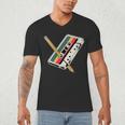 Cassette 90s Costume Party Nostalgia Men's V-Neck T-Shirt Cassette 90s Costume Party Nostalgia Men's V-Neck T-Shirt