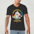Cat Mom Loves Cats Dad Not In The Mood For People Introvert Men's V-Neck T-Shirt