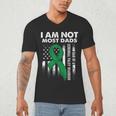 Cerebral Palsy CP Awareness Most Dads Warrior Survivor DA1 Men's V-Neck T-Shirt