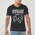 Cheer Dad Cheerleader Playbook Men's V-Neck T-Shirt