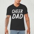 Cheer Dad Family Father Cheerleader Squad Men's V-Neck T-Shirt