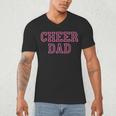 Cheer Dad Pink Cheerleading Men's V-Neck T-Shirt