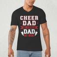 Cheer Dad Like A Regular Dad But Broke Cheerleader Dad Men's V-Neck T-Shirt