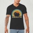 Chinchilla Dad Father's Day Chinchilla Lover Dad Daddy Men's V-Neck T-Shirt
