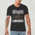 Chocolate Lab Dog Introvert Chocolate Labrador Retriever Men's V-Neck T-Shirt Chocolate Lab Dog Introvert Chocolate Labrador Retriever Men's V-Neck T-Shirt