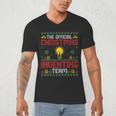 Christmas Inventing Team Inventing Introvert Xmas Men's V-Neck T-Shirt Christmas Inventing Team Inventing Introvert Xmas Men's V-Neck T-Shirt