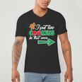 Christmas Twins Expecting Dad T-Shirt Pregnant Wife Tee Men's V-Neck T-Shirt