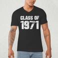 Class Of 1971 High School College Graduation Reunion T-Shirt Men's V-Neck T-Shirt