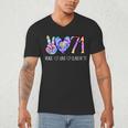 Class Of 1971 Shirt Tie Dye Senior Graduation Class Reunion Men's V-Neck T-Shirt