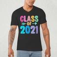 Class Of 2021 Graduation Grow With Me Men's V-Neck T-Shirt