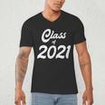 Class Of 2021 Graduation School Spirit Her Senior Class Men's V-Neck T-Shirt