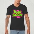 Class Of 2021 Senior Fresh 90's TV Style Grad For Graduation Men's V-Neck T-Shirt