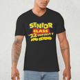 Class Of 2022 Senior 2000s Animated Movie Style Graduation Men's V-Neck T-Shirt