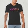 Class Of 2023 Senior 23 Graduation Idea Roman Numeral Men's V-Neck T-Shirt