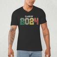 Class Of 2024 College High School Graduation Men's V-Neck T-Shirt