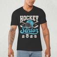 Class Of 2025 Hockey Senior Graduation Graduate Grad Men's V-Neck T-Shirt