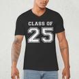 Class Of 2025 Senior Graduation High School Back To School Men's V-Neck T-Shirt