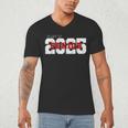 Class Of 2025 Senior Graduation 2025 And Red Men's V-Neck T-Shirt