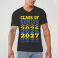 Class Of 2026 2027 Senior Graduation Students Men's V-Neck T-Shirt