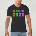 Class Of 2026 High School Graduation Date GraduateShirt Men's V-Neck T-Shirt