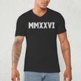 Class Of 2026 MMXXVI Vintage Freshman 2026 Senior Graduation Men's V-Neck T-Shirt
