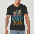 Class Of 2026 Retro Graduation Memory Nostalgia For Seniors Men's V-Neck T-Shirt