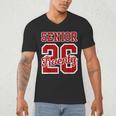 Class Of 2026 Senior 2026 Senior Twenty 26 Graduation Men Men's V-Neck T-Shirt