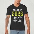 Class Of 2026 Six Seven Senior Yellow Graduation 6 7 Men's V-Neck T-Shirt
