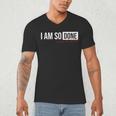 Class Of 2026 I Am So Done Graduation For Him Her Men's V-Neck T-Shirt