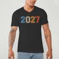 Class Of 2027 Graduate Shirts For Men Women Graduation Retro Men's V-Neck T-Shirt