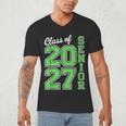 Class Of 2027 Senior 27 High School Graduation Senior 2027 Men's V-Neck T-Shirt
