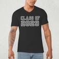 Class Of 2029 Graduation School Vintage Spirit Senior 2029 Men's V-Neck T-Shirt