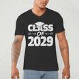 Class Of 2029 Shirt For Elementary Kids Graduation Men's V-Neck T-Shirt