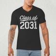 Class Of 2031 Grow With Me Graduation Men's V-Neck T-Shirt
