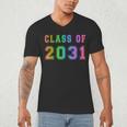 Class Of 2031 High School Graduation Date Kindergarten Shirt Men's V-Neck T-Shirt