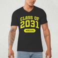 Class Of 2031 Shirts For Kindergarten Photo To Graduation Men's V-Neck T-Shirt