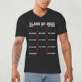 Class Of 2033 Graduation With Space For Hand Prints Men's V-Neck T-Shirt