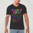 Class Of 2034 Grow With Me Graduation First Day Of School Men's V-Neck T-Shirt