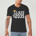 Class Of 2035 Grow With Me Boy Girl First Day Of Graduation Men's V-Neck T-Shirt