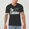 The Code Father Computer Coder Dad Programmer Men's V-Neck T-Shirt