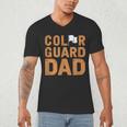 Color Guard Dad Flag Flipping Father Men's V-Neck T-Shirt