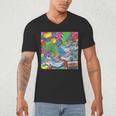 Colorful Kidcore 90s Nostalgia Meme Sneakers Robot Toy Slime Men's V-Neck T-Shirt Colorful Kidcore 90s Nostalgia Meme Sneakers Robot Toy Slime Men's V-Neck T-Shirt