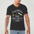 Congratulations Son You Did It Son Graduation 2026 Men's V-Neck T-Shirt