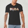 Cookies Dada 1st Birthday Milk Party Family Matching Men's V-Neck T-Shirt Cookies Dada 1st Birthday Milk Party Family Matching Men's V-Neck T-Shirt