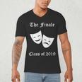 Cool Theater Graduation Tshirt Tragedy And Comedy Masks Men's V-Neck T-Shirt